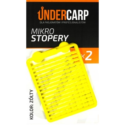 UnderCarp Mikro Stopery Żółte / 2 szt.