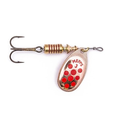 Mepps Aglia Decorees Miedz/Czerw Kropki nr.3/6.5g