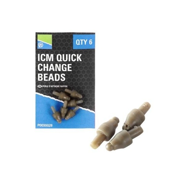 Preston ICM In-Line Quick Change Bead/6szt.