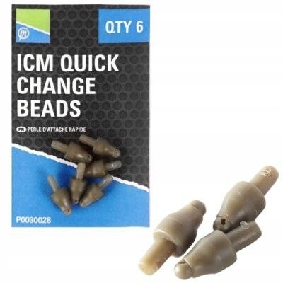 Preston ICM In-Line Quick Change Bead/6szt.