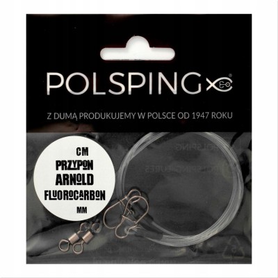 Polsping Przypon Fluorocarbon 30cm/1.0mm/2szt