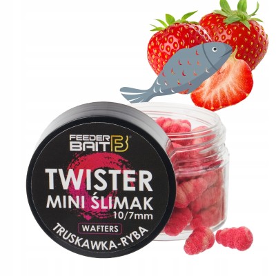 Feeder Bait Mini Ślimak Wafters Truskawka & Ryba 25ml