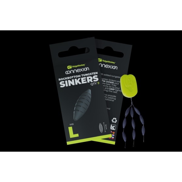 RidgeMonkey Connexion Rock Bottom Sinkers Large/9szt.