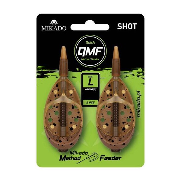 Mikado Koszyk Method Feeder Shot QMF r.L/60g  2szt