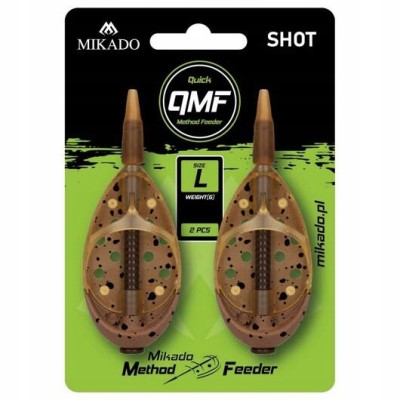 Mikado Koszyk Method Feeder Shot QMF r.L/60g  2szt