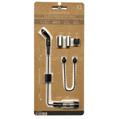 Strategy Swinger Click Indicator 2in1 White/Biały