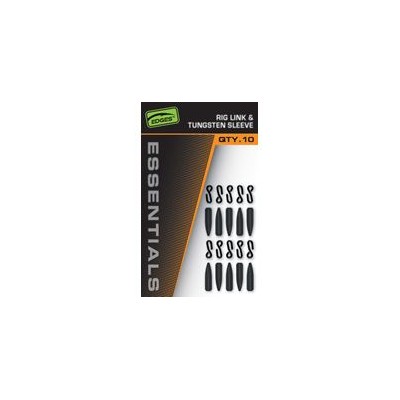 Fox Essentials Rig Link & Tungsten Sleeve 10szt