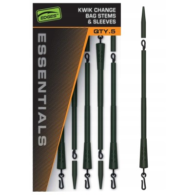 Fox Essentials Kwik Change Bag Stems & Sleeves/5szt