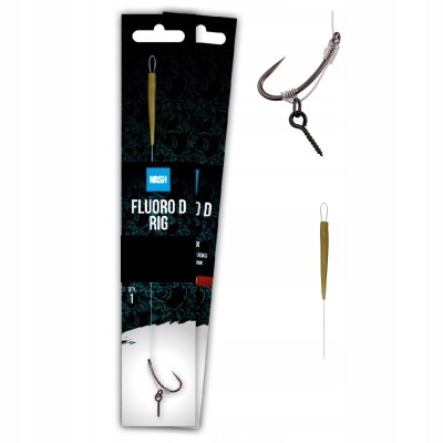 Nash Przypon Fluoro D Rig Size 6