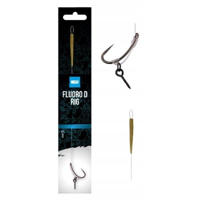 Nash Przypon Fluoro D Rig Size 6