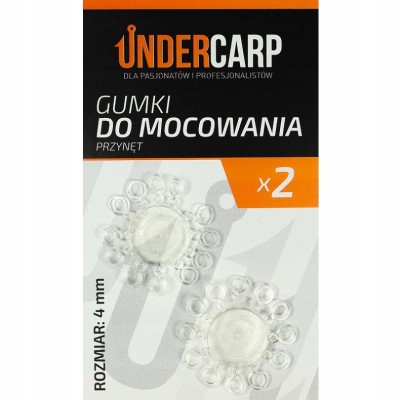 UnderCarp Gumki Do Mocowania Przynęt 4mm/2szt.
