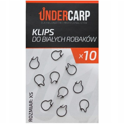 UnderCarp Klips do białych robaków XS/10szt