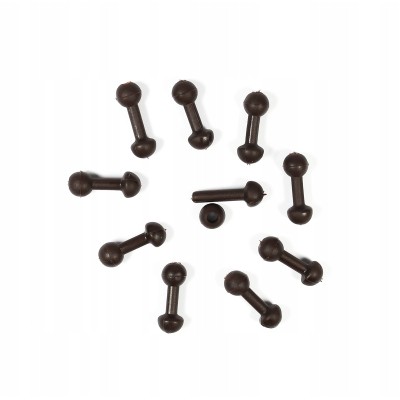 UnderCarp Koralik Heli/Chod brązowy10/szt.