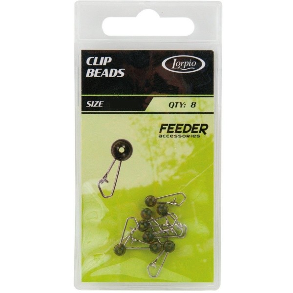 Lorpio Agrafka z Koralikiem MEDIUM/8szt