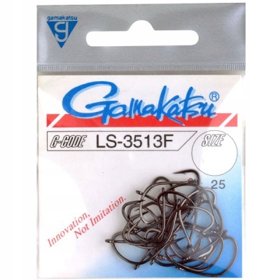 Gamakatsu Haki LS-3513F Black r.4/25szt