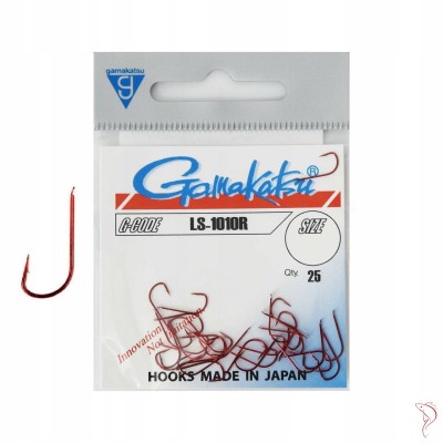 Gamakatsu Haki LS-1010R Red r.18/25 szt.