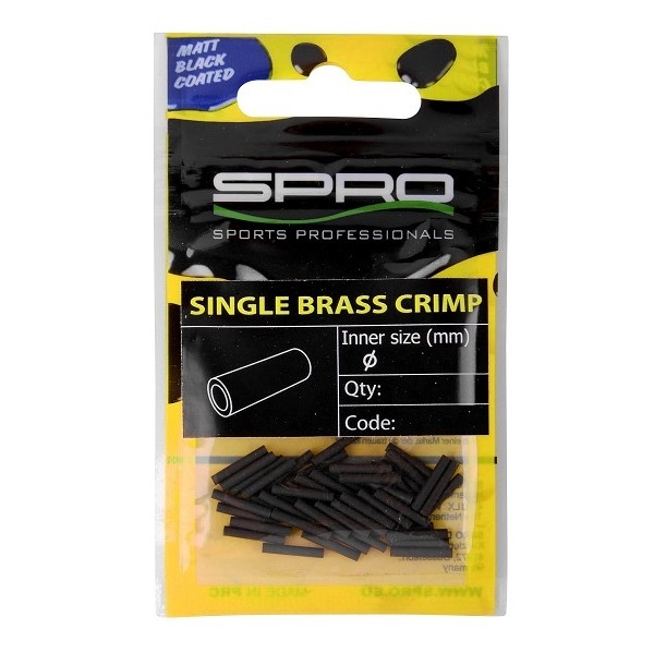 Spro Tulejka Zaciskowa Czarna 2.0x10mm/50szt