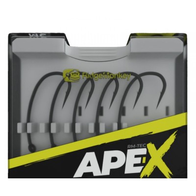 RidgeMonkey Haki Ape-X Curve Barbed r.6/10szt