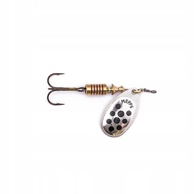 Mepps Aglia Decorees Srebrna/Czarne Kropki nr.1/3.5g