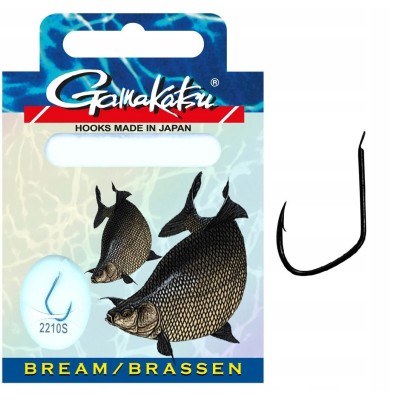 Gamakatsu Haki z Przyp. Leszcz 2210S r.6/0.20mm/60cm/10 szt.