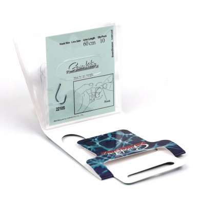 Gamakatsu Haki z Przyp. Leszcz 2210S r.6/0.20mm/60cm/10 szt.