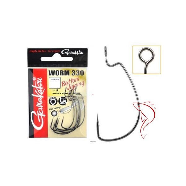 Gamakatsu Haki 330 Worm Jigging r.4/ 6 szt.