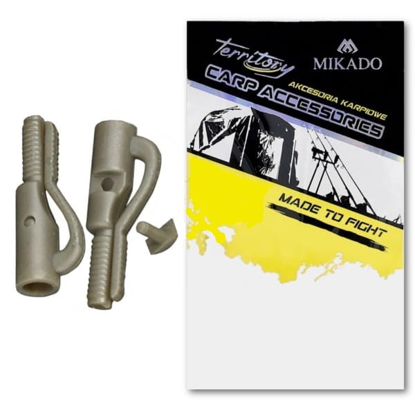 Mikado Bezpeczny klips z blokadą Camo/10szt