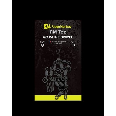 RidgeMonkey Krętlik QC Rotator Swivel r.11/8szt.