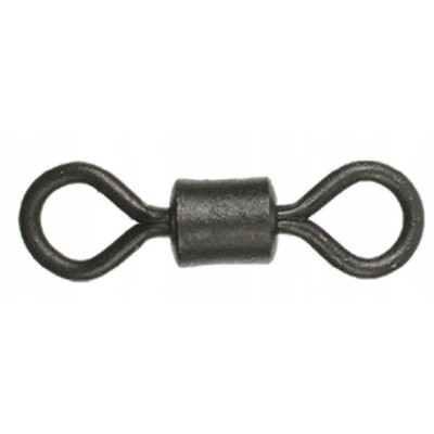 Mikado Krętlik Rolkowy 2/0 Czarny Mat/5szt