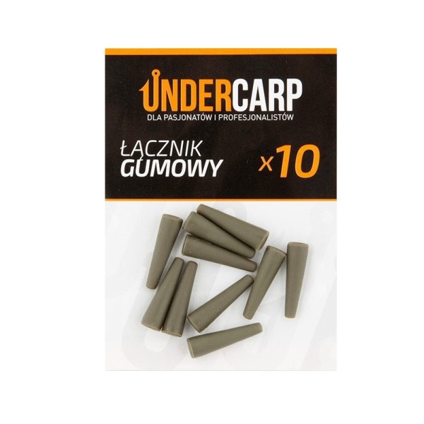 UnderCarp Łącznik gumowy zielony/10szt.