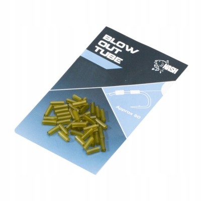 Nash Rurki Silikonowe na Haczyk 0.75mm/50szt.