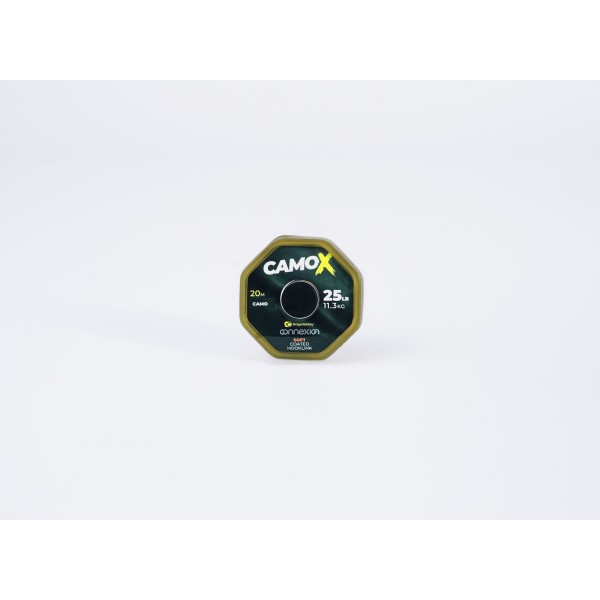 RidgeMonkey Plecionka Przyponowa w Otulinie Camo X 25lb/20m