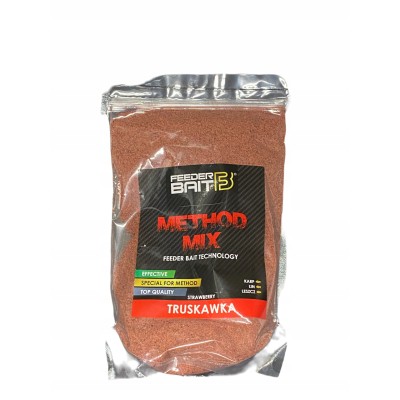 Feeder Bait Method Mix Truskawka 800g