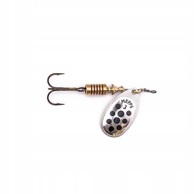 Mepps Aglia Decorees Srebrna/Czarne Kropki nr.3/6.5g