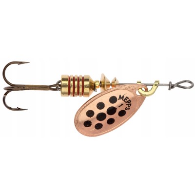 Mepps Aglia Decorees Miedziana Czarne/Kropki nr.1/3.5g