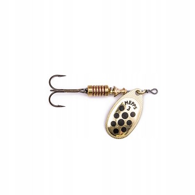 Mepps Aglia Decorees Złota/Czrne Kropki nr.1/3.5g