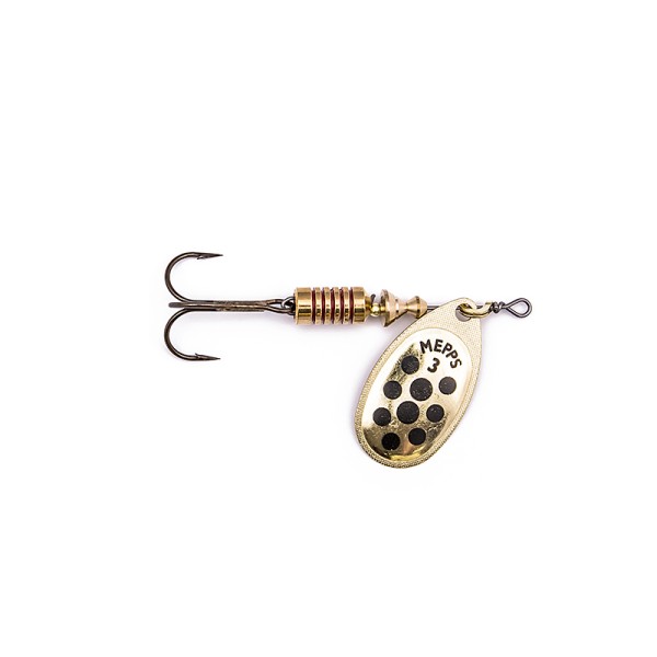 Mepps Aglia Decorees Złota/Czrne Kropki nr.3/6.5g
