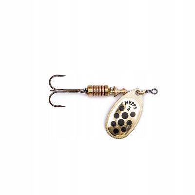 Mepps Aglia Decorees Złota/Czrne Kropki nr.3/6.5g