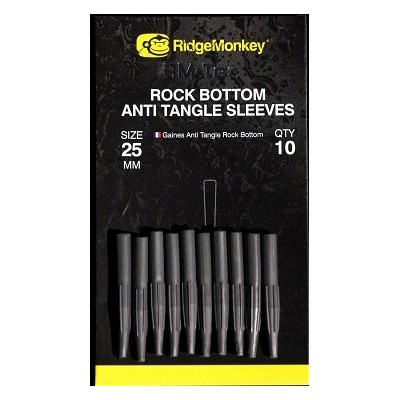 RidgeMonkey Ochraniacz Antysplątaniowy Czarny Krótki/10szt.