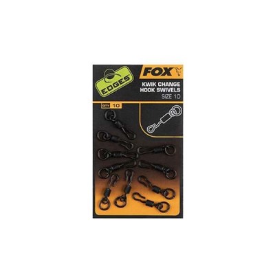 Fox Edges Kwik Change Hook Swivels r.10/10szt.