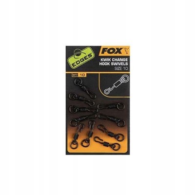 Fox Edges Kwik Change Hook Swivels r.10/10szt.