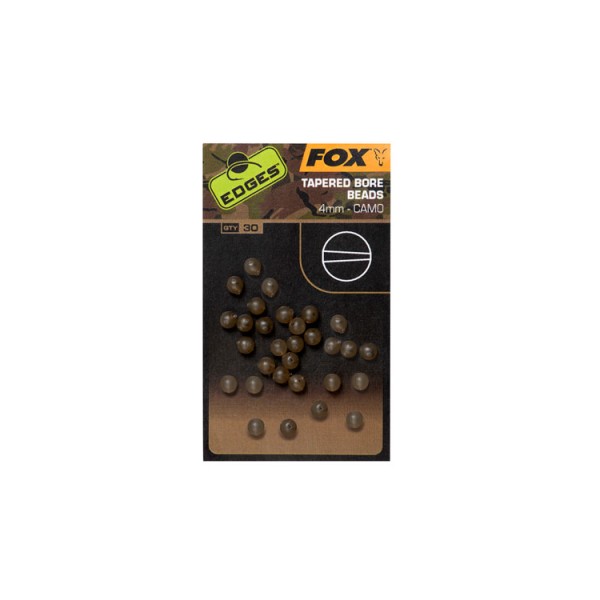 Fox Edges Camo Tapered Bore Bead 4mm/30szt.