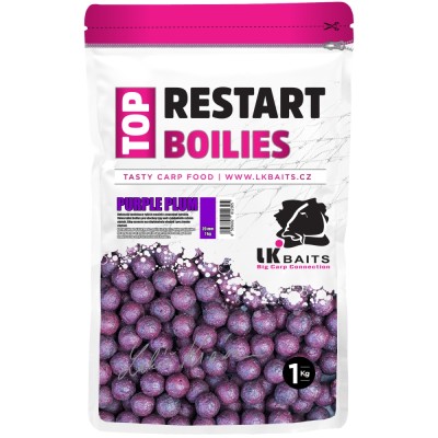 LK Baits Top Restart Purple Plum Kulki 24mm/1kg