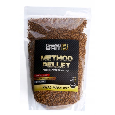 Feeder Bait Pellet Kwas Masłowy 2mm/800g