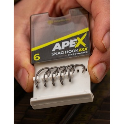 RidgeMonkey Haki Ape-X Snag Hook 2XX Barbed nr.6/10szt.