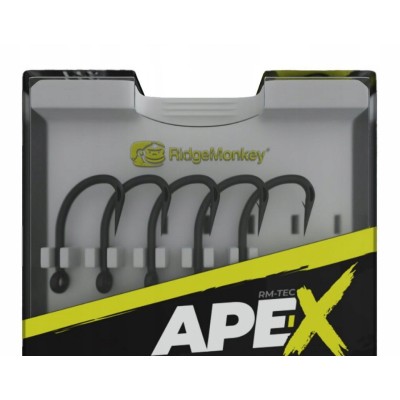 RidgeMonkey Haki Ape-X Continental 2XX Barbed nr.6/10szt.