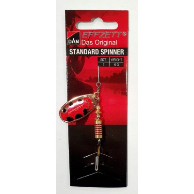 Dam Błystka Standard Copper Black Dot 3/6g