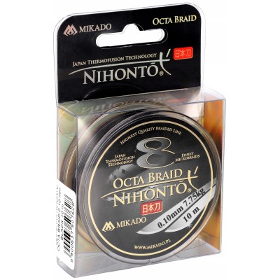 Mikado Plecionka Nihonto Octa Braid 0.18mm/16.4kg/10m