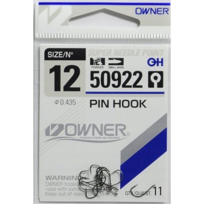 Owner Haczyki Pin Hook 12/11szt.
