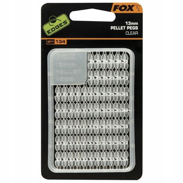 Fox Stopery Edges Pellet Pegs 1mm x2 Clear/180szt.